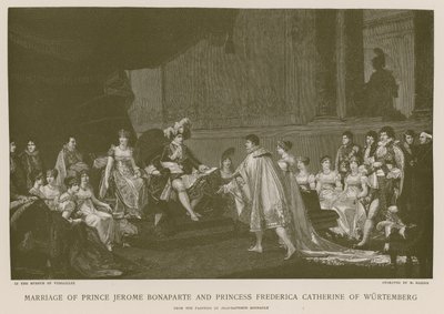 Matrimonio del principe Girolamo Bonaparte e della principessa Federica Caterina di Württemberg da French School
