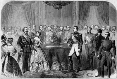 Matrimonio del Principe Napoleone (1822-1891) e della Principessa Clotilde di Savoia (1843-1911) da French School