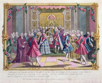 Matrimonio del Delfino di Francia (futuro Luigi XVI) con l