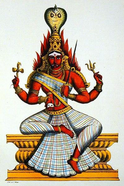 Marriyammai, inciso da C.sde Motte (1785-1836) da French School