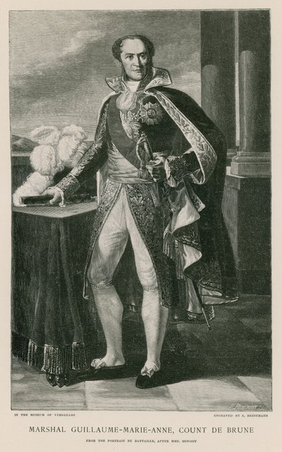 Maresciallo Guillaume-Marie-Anne, Conte de Brune da French School