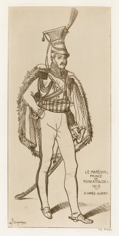 Maresciallo Principe Poniatowski, 1813 da French School