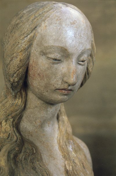 Maria Maddalena, fine XV secolo (pietra policroma) da French School