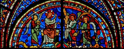 Finestra di Maria Maddalena: Cristo benedice l
