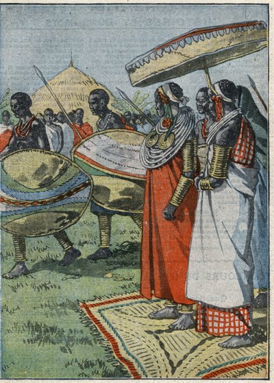 Usanza Masai: dopo una caccia al leone, la guardia d