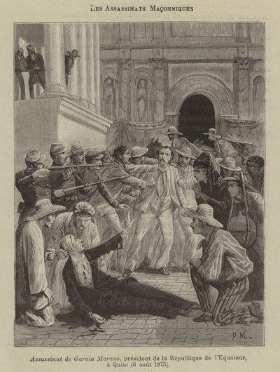 Assassinii massonici (incisione) da French School