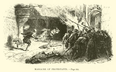 Massacro dei Protestanti da French School