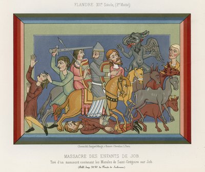 Massacro dei figli di Giobbe da French School