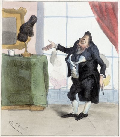 Parrucca di Mayeux, c. 1850 da French School