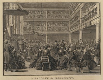 Cerimonia di battesimo mennonita da French School
