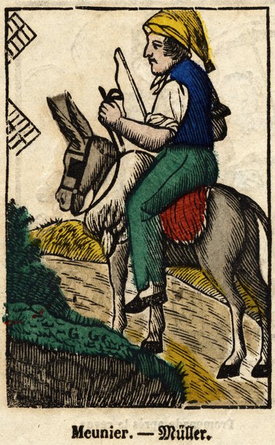 Serie sui mestieri, immagine di Epinal del XIX secolo da French School