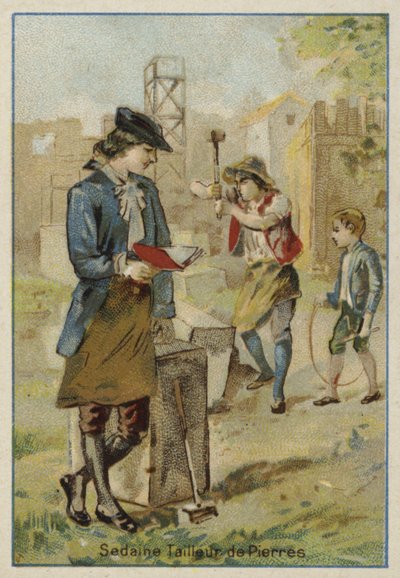 Michel-Jean Sedaine, drammaturgo e librettista francese, che lavora come manovale durante la sua giovinezza da French School