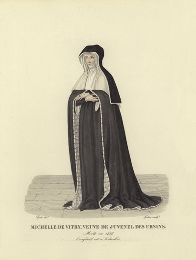 Michelle de Vitry, vedova di Jean Juvenel des Ursins da French School
