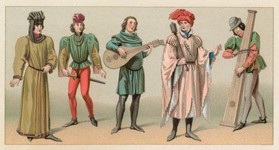 Costume del Medioevo da French School