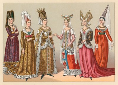 Costume del Medioevo da French School