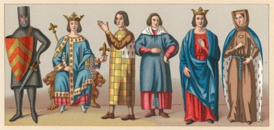 Costume del Medioevo da French School