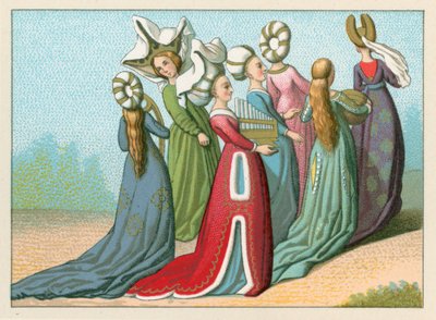 Costume del Medioevo da French School