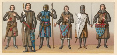 Costume del Medioevo da French School