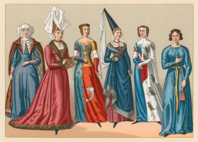Costume del Medioevo da French School