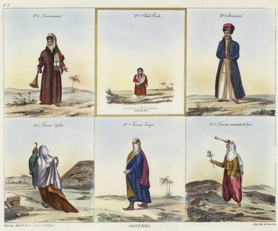 Costumi del Medio Oriente da French School