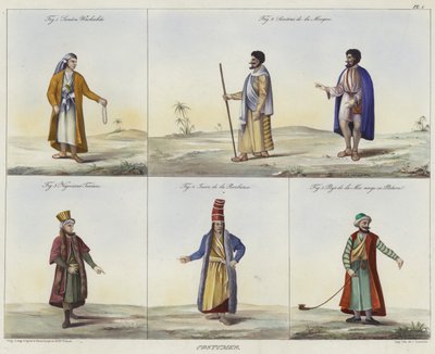 Costumi del Medio Oriente da French School