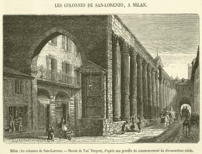 Milano, le colonne di San Lorenzo da French School
