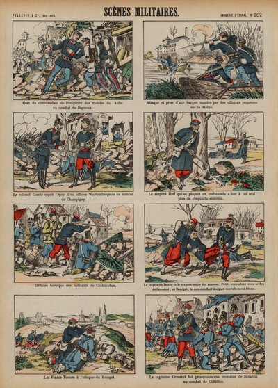 Scene militari della Guerra Franco-Prussiana da French School
