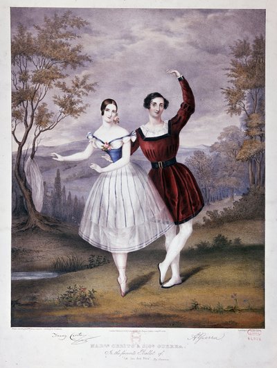 Miss Guerra e M. Guerra in "Il lago delle fate", balletto all