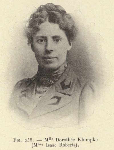 Mlle Dorothee Klumpke (Mme Isaac Roberts) da French School