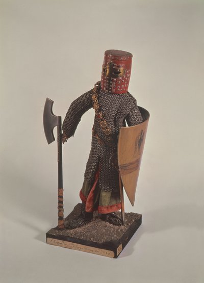 Modello di un Cavaliere al tempo di Filippo Augusto (1165-1223) da French School