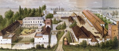 Modello di una fattoria nel Nord della Francia, da 