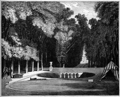 Modello della ferrovia costruita per il Principe Imperiale (figlio di Napoleone III), nel Parco di Saint Cloud da French School