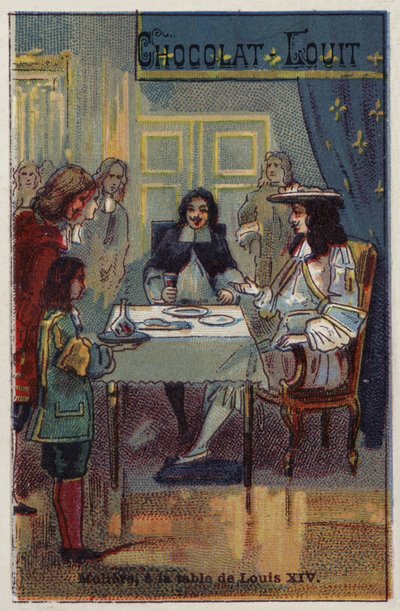 Molière alla tavola di Luigi XIV da French School