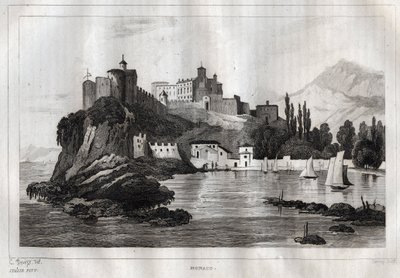 Monaco - incisione da 