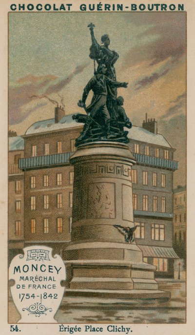 Moncey, Maresciallo di Francia, 1754-1842, eretta Place Clichy da French School