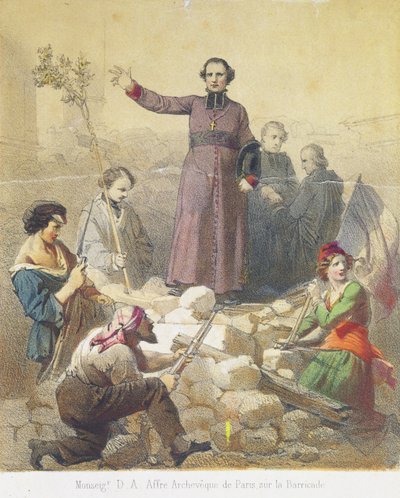 Monsignor Affre, 25 giugno 1848 da French School