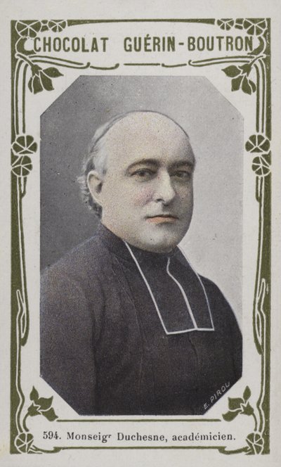 Monsignor Duchesne, accademico da French School