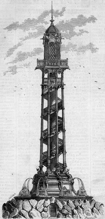 Colonna monumentale del pozzo artesiano di Passy dell