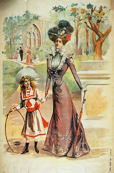 Madre e figlia a passeggio da French School