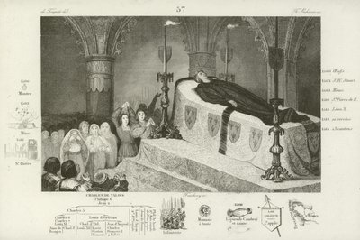 Lutto per la morte di Luigi XII di Francia, 1515 da French School