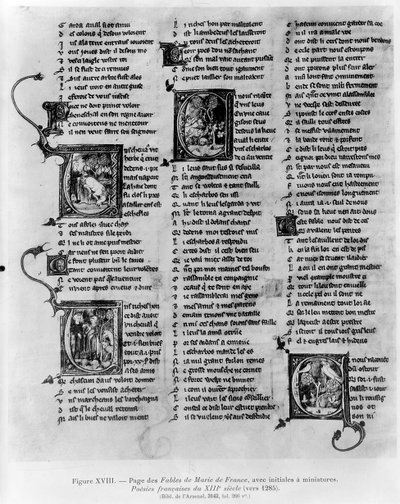 Favole di Marie de France (fl. XII secolo), da un