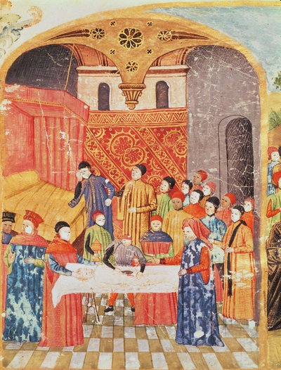 Ms 1335 f.219 Dissezione del corpo di Alessandro Magno, da Vie d
