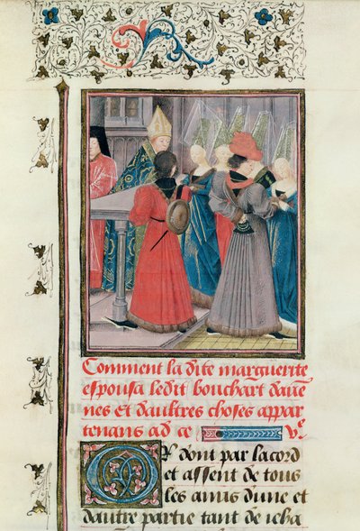 Matrimonio di Margherita di Costantinopoli con Bouchard d