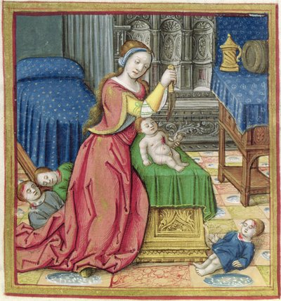 Ms 17 Atalia (m.837 a.C.) da Vie des Femmes Celebres, c.1505 da French School