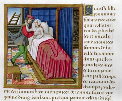 Ms 17 Lucrezia, da Vie des Femmes Celebres, c.1505 da French School