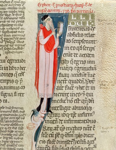 Un medico che insegna, dagli Aforismi di Ippocrate (c.460-c.377 a.C.) con un commento di Claudio Galeno (c.130-c.201) da French School