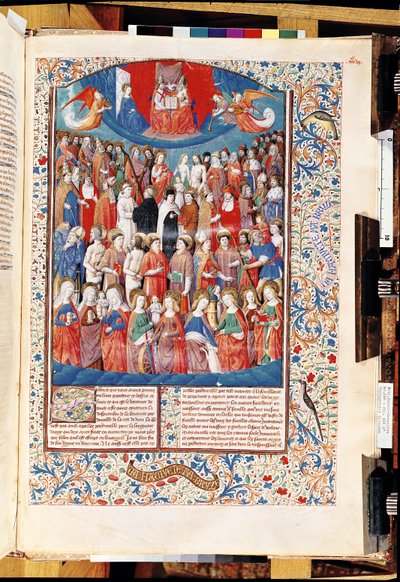 Ms 246 f.406r Paradiso, da De Civitate Dei di Sant