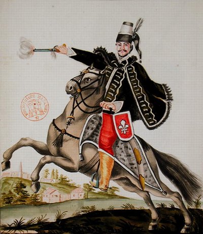 Ussaro del reggimento Esterhazy da French School