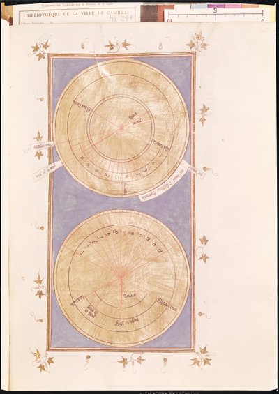 Ms 291 Tome 2 fol.297r Meridiana del miracolo di Ezechia, da 