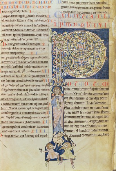 Ms 2 fol.3v t.1 Iniziale istoriata 